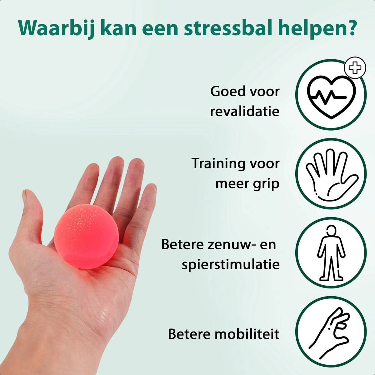 WeRelieff Stressbal Voor Hand - Set Van 3 Ronde Stressballen Voor Kinderen & Volwassenen - Hand Trainer In Rood Geel Blauw 8 WeRelieff Stressbal Voor Hand - Set Van 3 Ronde Stressballen Voor Kinderen & Volwassenen - Hand Trainer In Rood Geel Blauw - Afbeelding 6