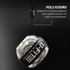 U Fit One PowerBall Met Autostart En Instructies - Forceball - WristBall - Spinner - Handtrainer - Polstrainer - Stressbal - Zwart -Merkloos Winkel 1200x1200 2513