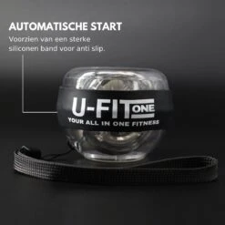 U Fit One PowerBall Met Autostart En Instructies - Forceball - WristBall - Spinner - Handtrainer - Polstrainer - Stressbal - Zwart -Merkloos Winkel 1200x1200 2514
