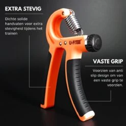 U-Fit One Oranje Handtrainer Met Vingertrainer - Handknijper Set - Knijphalter - Onderarm Trainer - Vinger - Fitness -Merkloos Winkel 1200x1200 2529