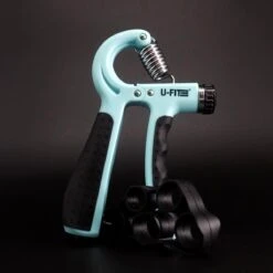 U-Fit One Teller Handtrainer 10 Tot 60kg - Verstelbare Handgrip - Handknijper - Vingertrainer - Onderarm Grip Trainer - Lichtblauw -Merkloos Winkel 1200x1200 2601