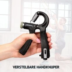 KANGKA 6 Delige Handtrainer Set – Verstelbare Handknijper - Handgrip - Vingertrainer - Onderarm Grip Trainer – Stressbal, Knijphalter, Stretcher & Grip Bal -Merkloos Winkel 1200x1200 2609