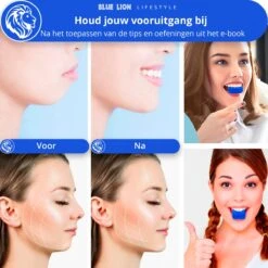 Blue Lion Kaaktrainer - Kaaklijn Trainer - Kaak Trainer Met Opbergdoos En Ketting - 2 Extra Bijtstrips - Jawline Trainer -Merkloos Winkel 1200x1200 2621