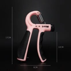 U-Fit One Teller Handtrainer 10 Tot 60kg - Verstelbare Handgrip - Handknijper - Vingertrainer - Onderarm Grip Trainer - Roze -Merkloos Winkel 1200x1200 2629