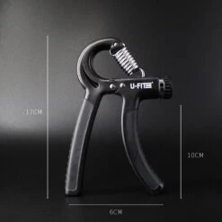 U-Fit One Handtrainer 10 Tot 60kg - Verstelbare Handgrip - Handknijper - Vingertrainer - Onderarm Grip Trainer - Zwart - Inclusief Ebook -Merkloos Winkel 1200x1200 2636