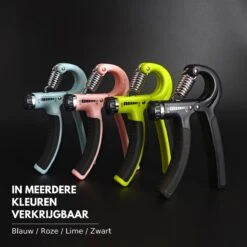 U-Fit One Handtrainer 10 Tot 60kg - Verstelbare Handgrip - Handknijper - Vingertrainer - Onderarm Grip Trainer - Zwart - Inclusief Ebook -Merkloos Winkel 1200x1200 2640