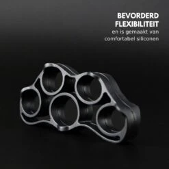 U-Fit One Handtrainer 10 Tot 60kg - Verstelbare Handgrip - Handknijper - Vingertrainer - Onderarm Grip Trainer - Zwart - Inclusief Ebook -Merkloos Winkel 1200x1200 2641