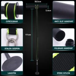 Wrist Roller - Onderarm Trainer - Forearm Trainer - Incl. Handknijper - Knijphalter -Merkloos Winkel 1200x1200 2667