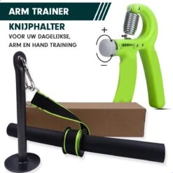 Wrist Roller - Onderarm Trainer - Forearm Trainer - Incl. Handknijper - Knijphalter -Merkloos Winkel 1200x1200 2669
