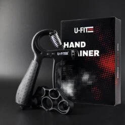 U-Fit One Teller Handtrainer 10 Tot 60kg - Verstelbare Handgrip - Handknijper - Vingertrainer - Onderarm Grip Trainer - Zwart -Merkloos Winkel 1200x1200 2679