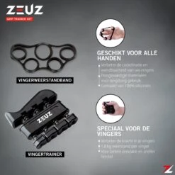 ZEUZ® 5-Delige Fitness Handtrainer Set – Trainer Voor Hand, Onderarm, Pols & Vingers – Stressbal, Knijphalter, Stretcher & Grip Bal – Anti RSI -Merkloos Winkel 1200x1200 2717