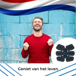 Vitality EMS Trainer Digital Display En NL Handleiding - Vernieuwd 2022 Model - USB Snel Oplaadbare Lithium Accu - Buikspier Trainer Elektrisch Thuis Sporten - Nu Met Gratis EBook - Cadeau Tip -Merkloos Winkel 1200x1200 2737