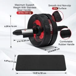 Merkloos Gracosy Ab Roller - Abdominale Oefening Roller - Met Mat En Springtouw - Voor Thuis En Gymnastiek - Voor Mannen En Vrouwen -zwart 14 Merkloos Gracosy Ab Roller - Abdominale Oefening Roller - Met Mat En Springtouw - Voor Thuis En Gymnastiek - Voor Mannen En Vrouwen -zwart -Merkloos Winkel 1200x1200 2752