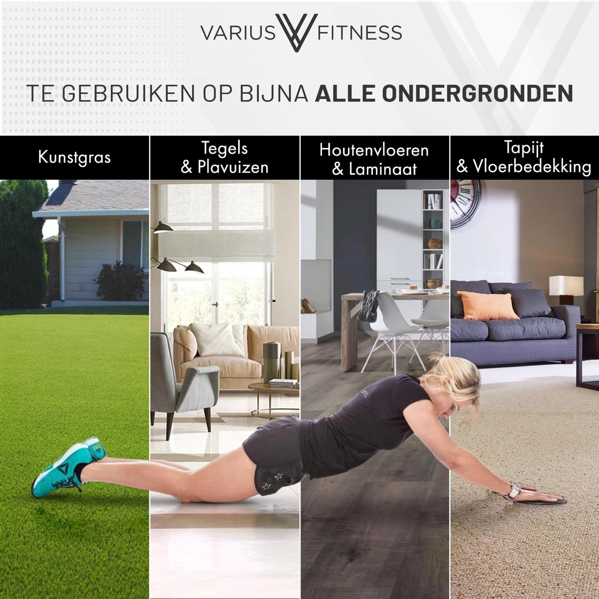 Varius Fitness® PRO Sliding Pads - Sliding Discs - Ab Trainer - Core Trainer - Core Sliders - Buikspier Trainer - Sliders - Fitness - Slide Pads - Full Body Workout - Thuis Sporten 4 Varius Fitness® PRO Sliding Pads - Sliding Discs - Ab Trainer - Core Trainer - Core Sliders - Buikspier Trainer - Sliders - Fitness - Slide Pads - Full Body Workout - Thuis Sporten - Afbeelding 2