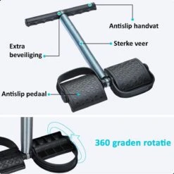 AWEMOZ Elastische Buikspiertrainers - Ab Trainer - Ab Roller - Ab Wheel - Buikspierwiel - Buikspieren - Total Abs -Merkloos Winkel 1200x1200 2772