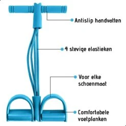 AWEMOZ Elastische Buikspiertrainers - Inclusief Springtouw - Ab Trainer - Ab Roller - Ab Wheel - Buikspierwiel - Buikspieren - Total Abs -Merkloos Winkel 1200x1200 2818