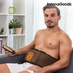 Innovagoods EXTRA LARGE X VIBRERENDE RIEM - AB Trainer - Afslankband - Spierstimulator - Sixpack Buiktrainer - Buikspiertrainer - Sixpack - Buikspier - Beentrainer - Afslankband Buik Elektriche - Afslankband Buik - Afslankband Buik Vrouw Elektro