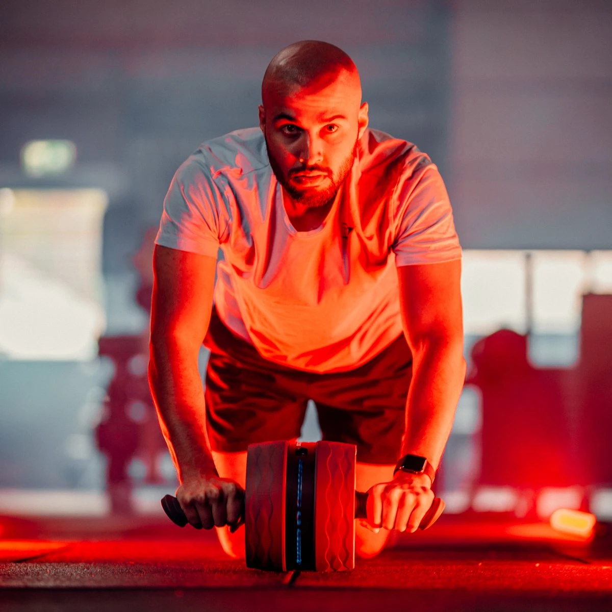 N Mass Digital Ab Roller XL - Premium Ab Roller - Ab Wheel - Buikspiertrainer - Buikspierwiel - LED Scherm - Extra Stabiliteit - Inclusief Matje 6 N Mass Digital Ab Roller XL - Premium Ab Roller - Ab Wheel - Buikspiertrainer - Buikspierwiel - LED Scherm - Extra Stabiliteit - Inclusief Matje - Afbeelding 4