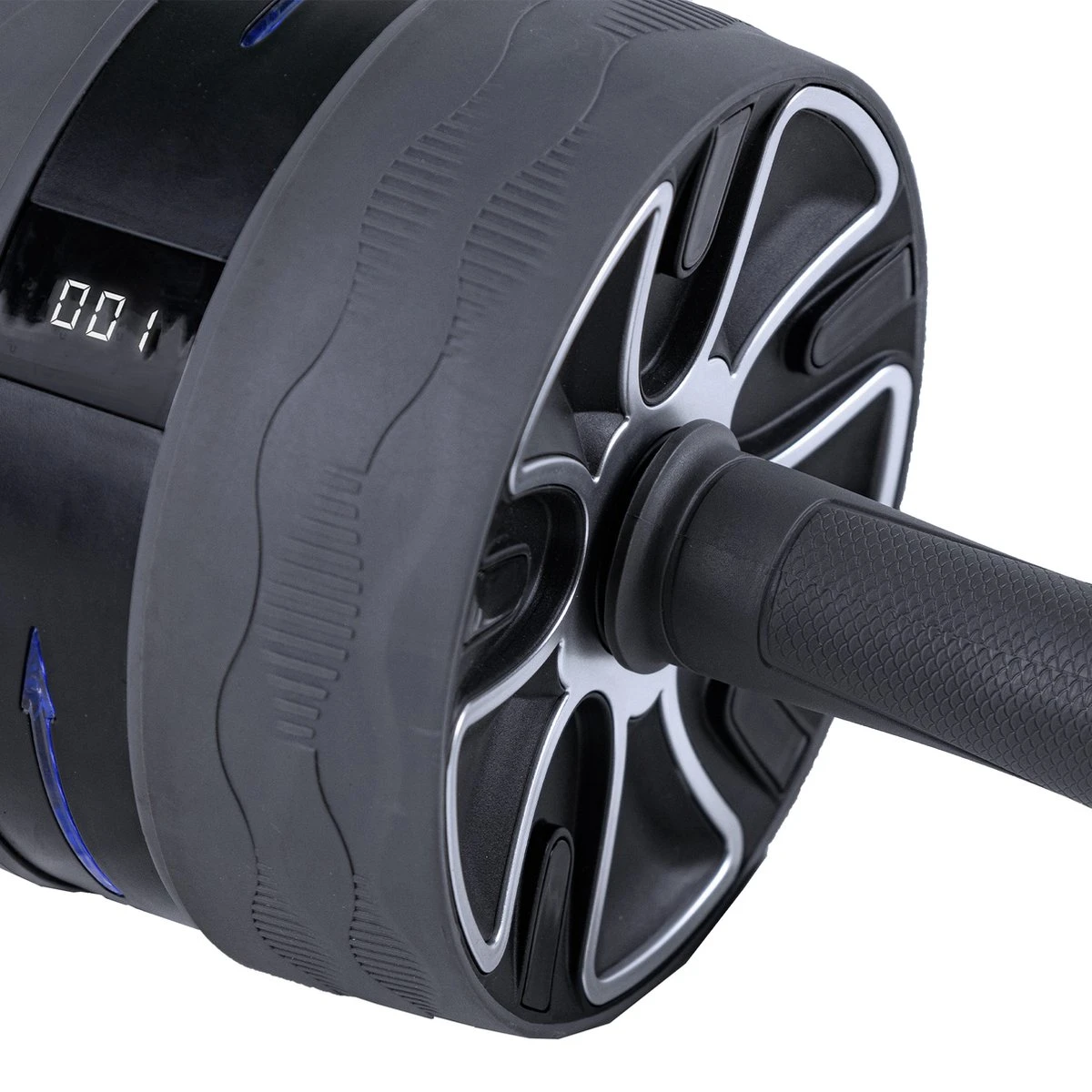 N Mass Digital Ab Roller XL - Premium Ab Roller - Ab Wheel - Buikspiertrainer - Buikspierwiel - LED Scherm - Extra Stabiliteit - Inclusief Matje 11 N Mass Digital Ab Roller XL - Premium Ab Roller - Ab Wheel - Buikspiertrainer - Buikspierwiel - LED Scherm - Extra Stabiliteit - Inclusief Matje - Afbeelding 9