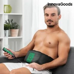 Innovagoods ABDO Q VIBRATIERIEM - AB Trainer - Afslankband - Spierstimulator - Sixpack Buiktrainer - Buikspiertrainer - Sixpack - Buikspier - Beentrainer - Afslankband Buik Elektriche - Afslankband Buik - Afslankband Buik Vrouw Elektro