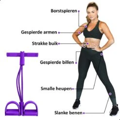 AWEMOZ Elastische Buikspiertrainers - Ab Trainer - Ab Roller - Ab Wheel - Buikspierwiel - Buikspieren - Total Abs - Resistance Band -Merkloos Winkel 1200x1200 2873