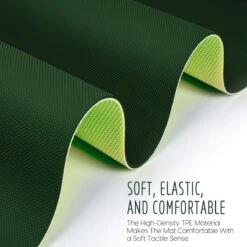 Saferell Yogamat - Groen - Gemaakt Van TPE - Antislip Hypoallergene Yogamat Met Draagband - 183 Cm X 61 Cm X 0,6 Cm -Merkloos Winkel 1200x1200 2923