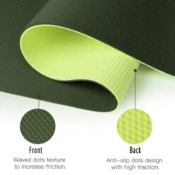 Saferell Yogamat - Groen - Gemaakt Van TPE - Antislip Hypoallergene Yogamat Met Draagband - 183 Cm X 61 Cm X 0,6 Cm -Merkloos Winkel 1200x1200 2924