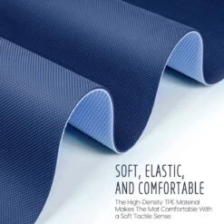 Saferell Antislip Yogamat - Paars - Gemaakt Van TPE Met Extra Dik (6mm) - Sportmat Fitness Mat Duurzaam Paars- Hypoallergene Yoga Mat Met Draagband - 183 Cm X 61 Cm X 0,6 Cm -Merkloos Winkel 1200x1200 2954