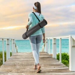 Athletix®‎ Premium NBR Fitnessmat - Yogamat - 183 X 61 X 1.5 Cm - Met Draagriem En Draagtas - Zwart -Merkloos Winkel 1200x1200 2957