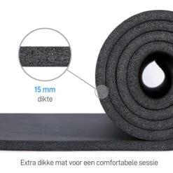 Athletix®‎ Premium NBR Fitnessmat - Yogamat - 183 X 61 X 1.5 Cm - Met Draagriem En Draagtas - Zwart -Merkloos Winkel 1200x1200 2959
