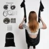 Therapeutische Hangmat YOGA ICON | Aerial Yoga | 280*150cm | Zwart | Inclusief Handige Draagtas En 1 Plafondhaak | Workout | Training En Ontspanning | -Merkloos Winkel 1200x1200 2970