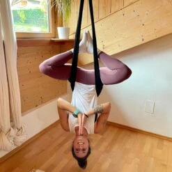 Therapeutische Hangmat YOGA ICON | Aerial Yoga | 280*150cm | Zwart | Inclusief Handige Draagtas En 1 Plafondhaak | Workout | Training En Ontspanning | -Merkloos Winkel 1200x1200 2971