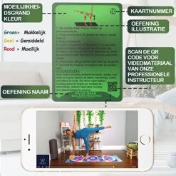 WEBU 51 Yoga Kaarten - Yoga Trainingskaarten - Yoga Oefeningen - Yoga Voor Thuis - Sporten - Fitness - Mat - Pilates - Incl. GRATIS Professionele Trainingsvideo’s 15 WEBU 51 Yoga Kaarten - Yoga Trainingskaarten - Yoga Oefeningen - Yoga Voor Thuis - Sporten - Fitness - Mat - Pilates - Incl. GRATIS Professionele Trainingsvideo’s -Merkloos Winkel 1200x1200 2979