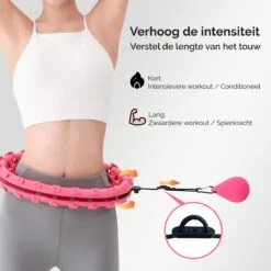 Zoluko Hoelahoep - Incl. E-Book - Hula Hoop - Hoepel - Hoelahoep Fitness - Hula Hoop Fitness - Fitness Hoepel - Weighted Hula Hoop - Weight Hoop - Hoelahoep Met Gewicht - Hoelahoep Volwassenen - Hoepel Fitness - Body Hoop - 1.7 KG - Roze -Merkloos Winkel 1200x1200 2985