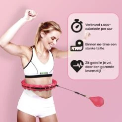 Zoluko Hoelahoep - Incl. E-Book - Hula Hoop - Hoepel - Hoelahoep Fitness - Hula Hoop Fitness - Fitness Hoepel - Weighted Hula Hoop - Weight Hoop - Hoelahoep Met Gewicht - Hoelahoep Volwassenen - Hoepel Fitness - Body Hoop - 1.7 KG - Roze -Merkloos Winkel 1200x1200 2986