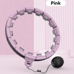 Merkloos Hoelahoep Voor Fitness En Massage - Voor Volwassenen En Kinderen - Schakels Voor Aanpassing Aan Maat - 400g Verzwaarde Bal - Met Teller - Geschikt Voor Afvallen - Makkelijk In Elkaar Te Zetten - Licht Paars -Merkloos Winkel 1200x1200 3040