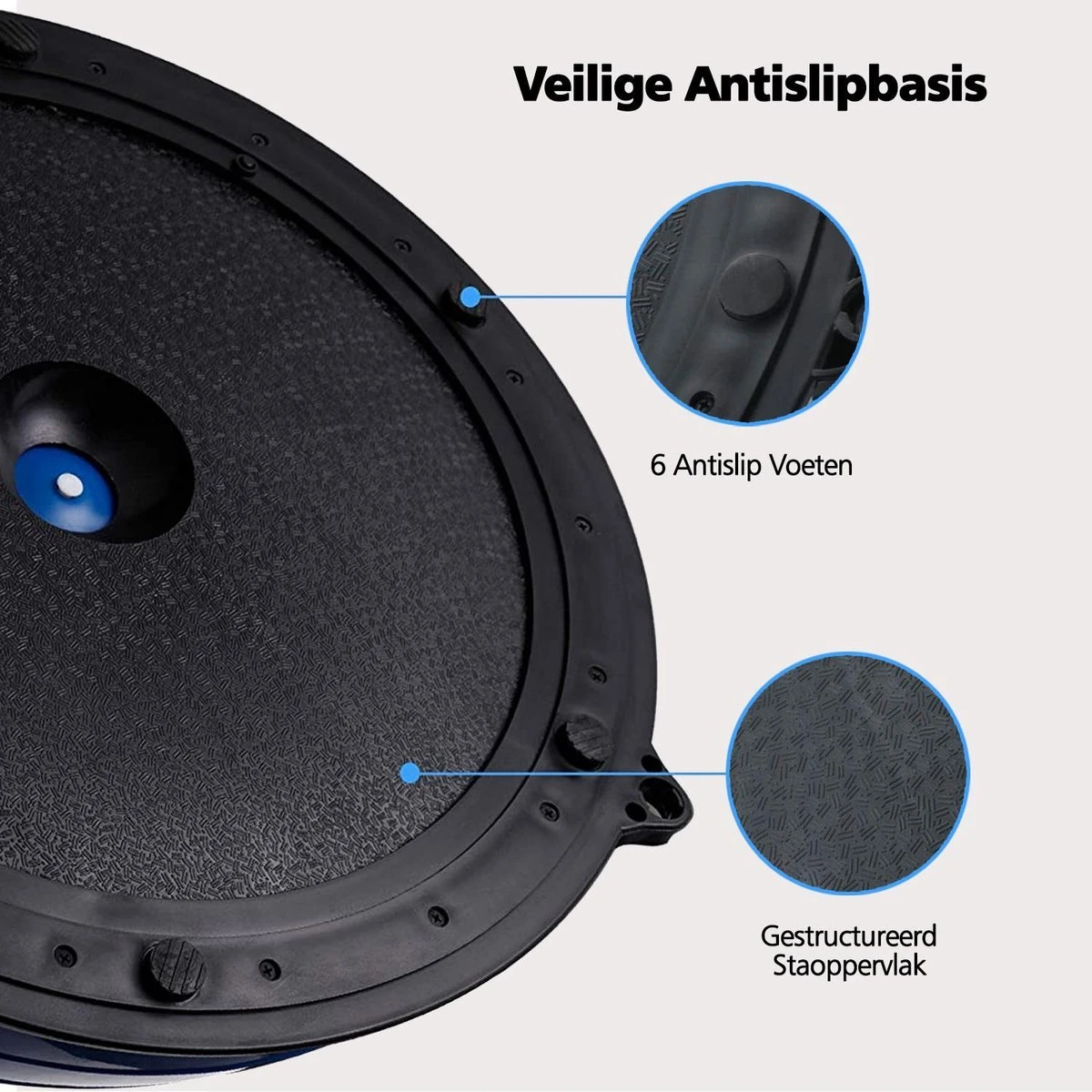 SWILIX ® Balanstrainer - Balance Board Met Weerstandsbanden - Balansbord Blauw 16 SWILIX ® Balanstrainer - Balance Board Met Weerstandsbanden - Balansbord Blauw - Afbeelding 14