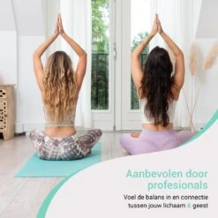 Yoga Mat Sportmat Fitnessmat Antislip Duurzaam Met Yoga Lessen - Turquoise -Merkloos Winkel 1200x1200 3105