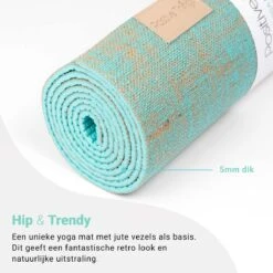 Yoga Mat Sportmat Fitnessmat Antislip Duurzaam Met Yoga Lessen - Turquoise -Merkloos Winkel 1200x1200 3107