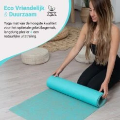Yoga Mat Sportmat Fitnessmat Antislip Duurzaam Met Yoga Lessen - Turquoise -Merkloos Winkel 1200x1200 3108