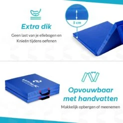 Extra Dikke Yoga Mat (5cm Dik En 180cm Lang) - XXL Anti Slip En Opvouwbare Yogamatten | Vitalic -Merkloos Winkel 1200x1200 3110