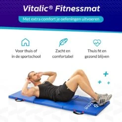 Extra Dikke Yoga Mat (5cm Dik En 180cm Lang) - XXL Anti Slip En Opvouwbare Yogamatten | Vitalic -Merkloos Winkel 1200x1200 3111