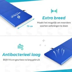 Extra Dikke Yoga Mat (5cm Dik En 180cm Lang) - XXL Anti Slip En Opvouwbare Yogamatten | Vitalic -Merkloos Winkel 1200x1200 3112