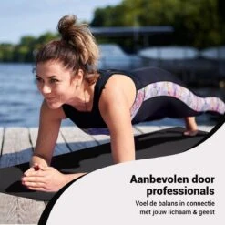 Yoga Mat Sportmat Fitnessmat Antislip Duurzaam Met Yoga Lessen - Zwart -Merkloos Winkel 1200x1200 3153