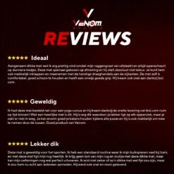 Venom Sports Fitnessmat – Professionele Opvouwbare Turnmat – Yoga – Yogamat – Extra Dikke Sportmat – Gymnastiekmat – L180xB60xH5cm – Zwart -Merkloos Winkel 1200x1200 3218