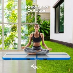 KM-Fit Gymnastiekmat Opblaasbare Airtrack Fitness Sport Gym Mat 3 M Blauw -Merkloos Winkel 1200x1200 3289