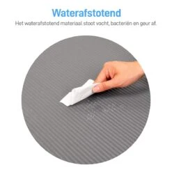 Athletix®‎ Premium NBR Fitnessmat - 183 X 61 X 1.5 Cm - Yogamat Met Draagriem En Draagtas - Grijs -Merkloos Winkel 1200x1200 3297