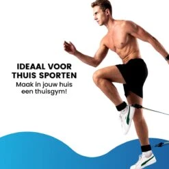 GoGoods® Resistance Band - 15-delige Weerstandsbanden Set - 70kg Totaal - Fitness Elastieken - Met Handvaten / Enkelbanden -Merkloos Winkel 1200x1200 3418