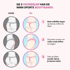 NINN Sports Weerstandsbanden Set Van 3 Pastel - Bootybands - Weerstandsband - Resistance Bands- Fitnessband -Merkloos Winkel 1200x1200 3420