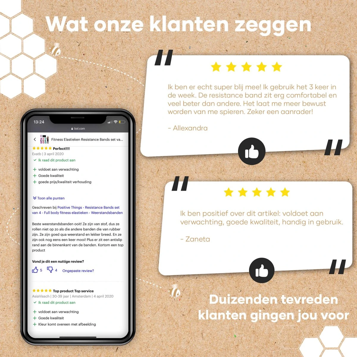 Fitness Elastieken Resistance Bands Set Van 3 - Full Body Fitness Elastieken - Weerstandsbanden - Lange Banden 7 Fitness Elastieken Resistance Bands Set Van 3 - Full Body Fitness Elastieken - Weerstandsbanden - Lange Banden - Afbeelding 5